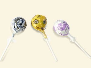 ball-shaped promotion lollipops from Küfa