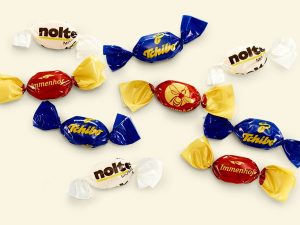 sweets with printed wrapper (promotional wrapper) from Küfa