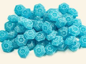 Küfa Menthomint (hexagonal blue strong menthol candies)